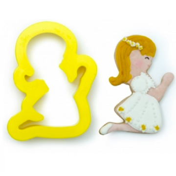 Tagliabiscotto comunione bimba  8,5 X 6 X 2 H CM