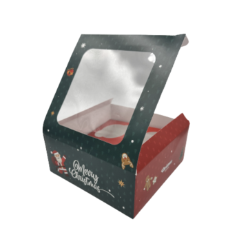 Scatola 4 cupcake o biscotti Gingermen