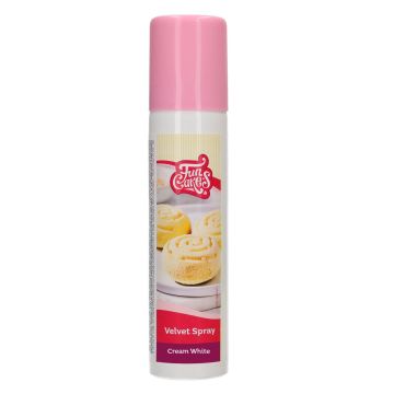 Spray Velvet velluto bianco crema Funcakes 100 ml