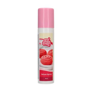 Spray Velvet velluto Rosso Funcakes 100 ml