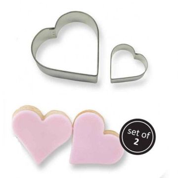 Tagliabiscotti cuore 2 pezzi PME