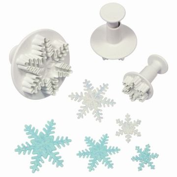 Tagliapasta espulsione 3 pezzi Fiocco di neve PME