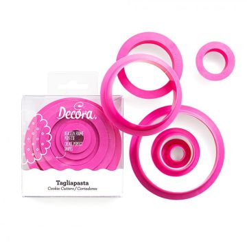 Set 6 tagliapasta tondo Decora
