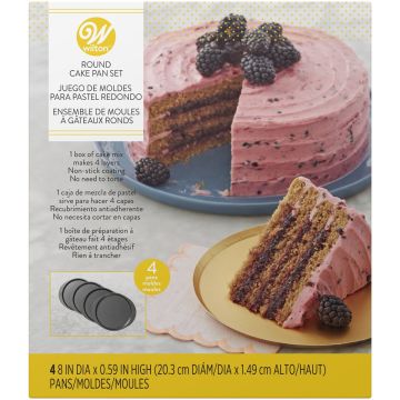 Teglia per torta a strati Wilton 4 pz