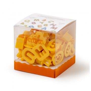 Kit 36 tagliapasta Lettere e Numeri Decora