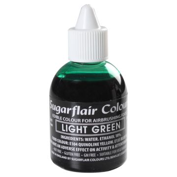 Colorante per aerografo Sugarflair VERDE light 60 ml