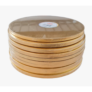 10 Cake Board Oro 30 Ø x 1.2 cm
