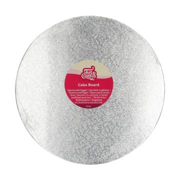 Vassoio per torta D 30,5 alto 4 mm Argento