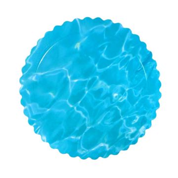 Vassoio per torta 25 Ø x 3 mm effetto acqua