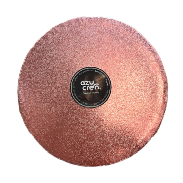 Cake board 30 cm Oro rosa h 1,2