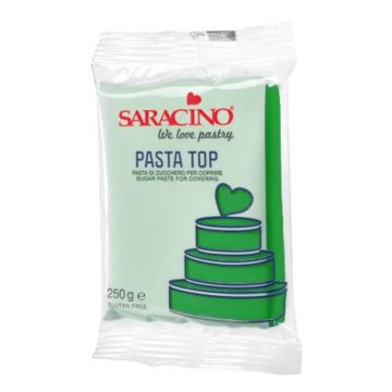 Pasta di zucchero Top Saracino Verde 250 gr