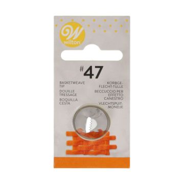 Beccuccio decorativo Wilton 047 cesto intreccio cardato