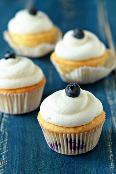 Cupcake ai mirtilli